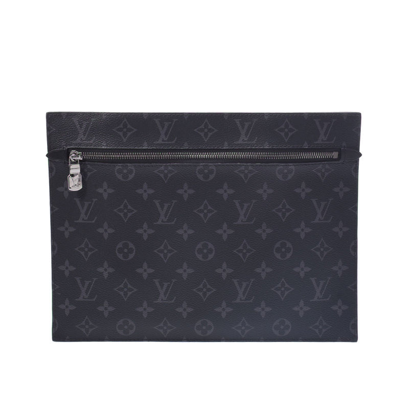 LOUIS VUITTON Louis Vuitton Monogram Eclipse Grandsac Black/Grey M44733 Men's Tote Bag A Rank Used Ginzo