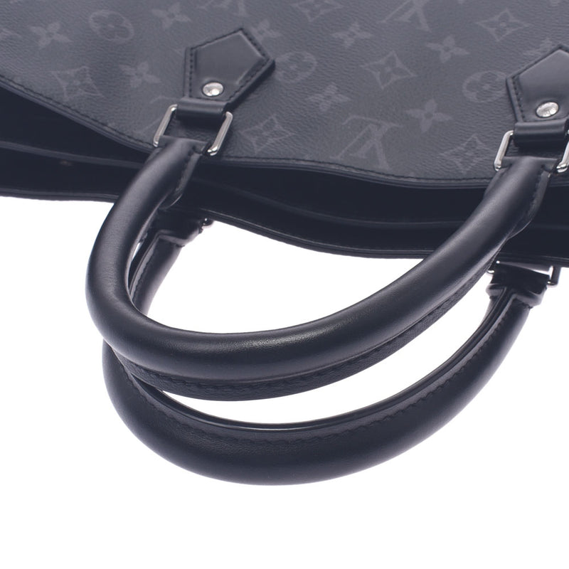 LOUIS VUITTON Louis Vuitton Monogram Eclipse Grandsac Black/Grey M44733 Men's Tote Bag A Rank Used Ginzo