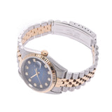 ROLEX Rolex Day Just 10P Diamond 16233G Men's YG / SS Watch Automatic Wound Blue Gradation Dial A Rank Used Silgrin