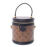 LOUIS VUITTON ルイヴィトン モノグラムリバース カンヌ ブラウン/キャメル系 M43986 レディース モノグラムリバースキャンバス 2WAYバッグ Bランク 中古 銀蔵