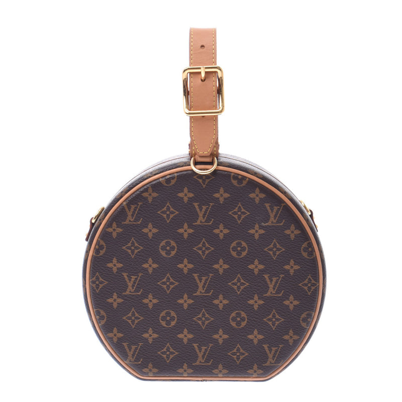 LOUIS VUITTON ルイヴィトン モノグラム プティットボワットシャポー 2WAY ブラウン M43514 レディース モノグラムキャンバス ハンドバッグ Bランク 中古 銀蔵