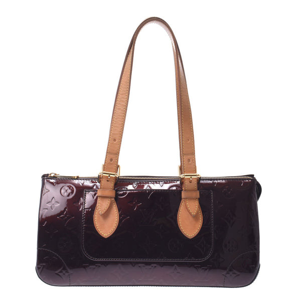 Louis Vuitton Louis Vuitton Verni Rosewood Avenue Amarant M93510 Women's Monogram Verni Handbag B Rank Used Silgrin