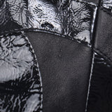 Chanel Chanel Chain单肩包黑色银色配件女士珐琅质肩袋AB排名二手水池