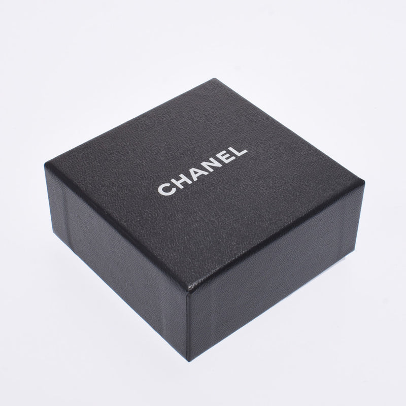 Chanel Chanel Clover Coco Mark 08型号女式rhinestone / SV支架胸针A-Rank使用水池