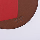 Hermes Hermes Heart Bag Charm Brown / Red UniSex Calaf Key Holder A-Rank使用Silgrin