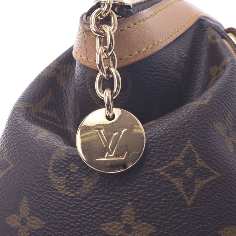 LOUIS VUITTON ルイヴィトン モノグラム ティヴォリ PM ブラウン M40143 レディース モノグラムキャンバス ハンドバッグ Bランク 中古 銀蔵