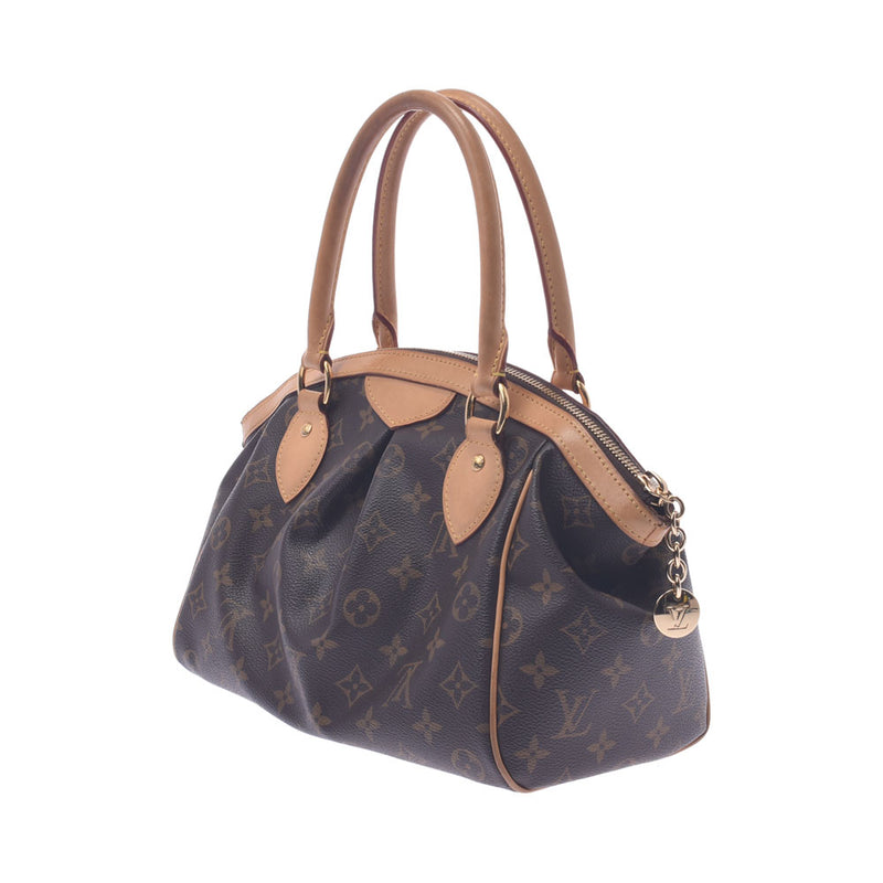 LOUIS VUITTON ルイヴィトン モノグラム ティヴォリ PM ブラウン M40143 レディース モノグラムキャンバス ハンドバッグ Bランク 中古 銀蔵