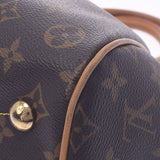 LOUIS VUITTON ルイヴィトン モノグラム ティヴォリ PM ブラウン M40143 レディース モノグラムキャンバス ハンドバッグ Bランク 中古 銀蔵