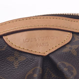 LOUIS VUITTON ルイヴィトン モノグラム ティヴォリ PM ブラウン M40143 レディース モノグラムキャンバス ハンドバッグ Bランク 中古 銀蔵