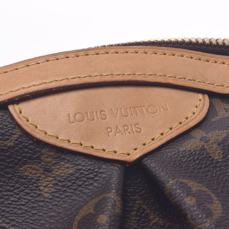 LOUIS VUITTON ルイヴィトン モノグラム ティヴォリ PM ブラウン M40143 レディース モノグラムキャンバス ハンドバッグ Bランク 中古 銀蔵