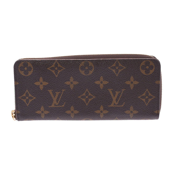 LOUIS VUITTON ルイヴィトン モノグラム ポルトフォイユ クレマンス 旧型 ラワーチャーム M64201  長財布 Bランク 中古 銀蔵