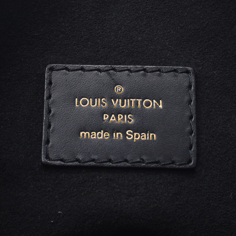 Louis Vuitton Louis Vuitton Monogram Amplit V Tote MM2way包Noir M44421女式组合法Anplan立式包B级使用Silgrin