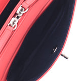 Chanel Chanel Matrasse Chain Shoulder red silver bracket Women's calf shoulder bag A rank used sinkjo