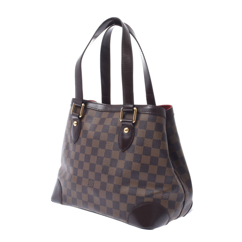 LOUIS VUITTON ルイヴィトン ダミエ ハムステッドPM ブラウン N51205 レディース ダミエキャンバス ハンドバッグ Bランク 中古 銀蔵