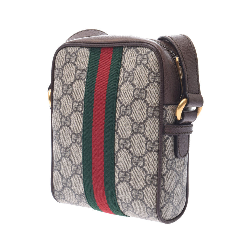 GUCCI Gucci Offidia GG Shoulder Bag Grage System / Ebony 598127 Women's GG Sprim Canvas / Leather Shoulder Bag AB Rank Used Sinkjo