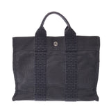 Hermes Hermes Ele Line PM Grey UniSEX Canvas手提包B等级使用Silgrin