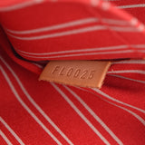 Louis Vuitton Louis Vuitton Antigua Caba PM米色/红色M40038女装棉布手提包AB排名使用Silgrin