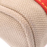 Louis Vuitton Louis Vuitton Antigua Caba PM米色/红色M40038女装棉布手提包AB排名使用Silgrin