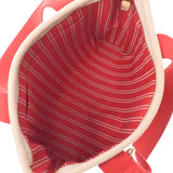 Louis Vuitton Louis Vuitton Antigua Caba PM米色/红色M40038女装棉布手提包AB排名使用Silgrin