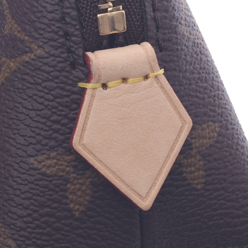 路易威登路易威登Monogram Pochette化妆品棕色M47515男女皆宜的Monighcum Canvas Pouch A-Rank使用Silgrin