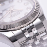 ROLEX Rolex Day Just 10P Diamond 179174G Women's SS / WG Watch Automatic Wound White Flight A-Rank Used Silgrin