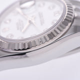 ROLEX Rolex Day Just 10P Diamond 179174G Women's SS / WG Watch Automatic Wound White Flight A-Rank Used Silgrin