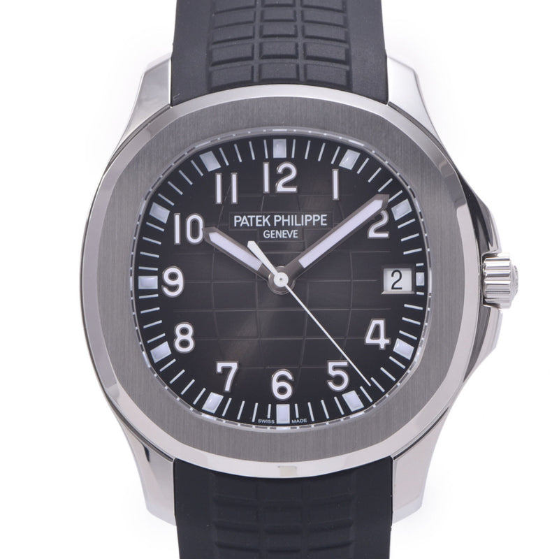 [Cash special price] PATEK PHILIPPE Patek Philip Aqua Note Extra Large 5167A-001 Men's SS / Rubber Watch Automatic Black Table A-Rank Used Sinkjo