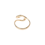 TIFFANY & CO. Tiffany Open Wave No. 6 Ladies K18YG Ring / Ring A Rank Used Ginzo