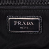 PRADA Prada Bag Pack Gray Silver Bracket 2VZ135 Unisex Nylon Rucks Day Pack A-Rank Used Silgrin
