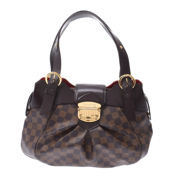 Louis Vuitton Louis Vuitton Damier Cistina MM Brown N41541 Women's Dumie Campbus One Shoulder Bag AB Rank Used Silgrin