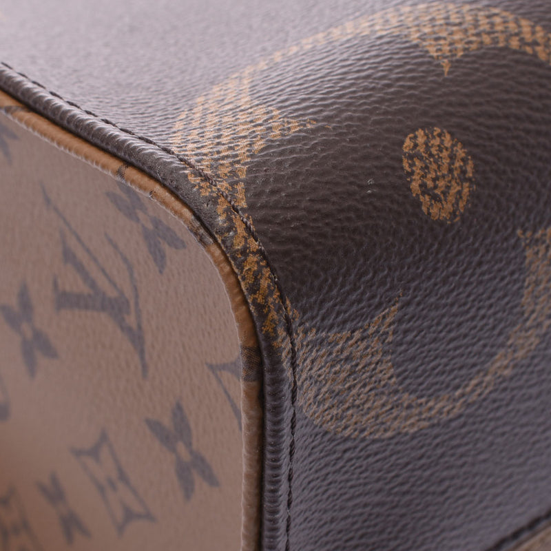 Louis Vuitton Louis Vuitton Monogrous Reverse在粘性mm 2路袋棕色M45321男女皆宜的巨头Monogram Canvas手提包A-Rank使用Silgrin