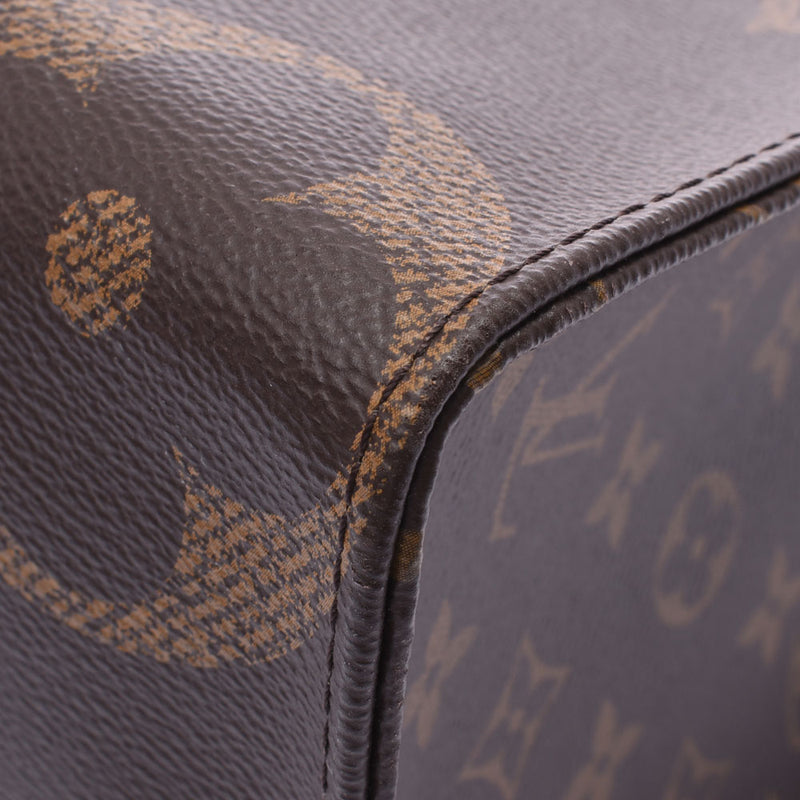 Louis Vuitton Louis Vuitton Monogram Reverse On The Goo MM 2 Way Bag Brown M45321 Unisex Giant Monogram Canvas Tote Bag A-rank used Silgrin