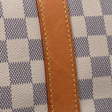 Louis Vuitton Louis Vuitton Damier Azur Ke Pole 50 White N41430 Unisex Damier Azul Canvas Boston Bag B Rank Used Silgrin