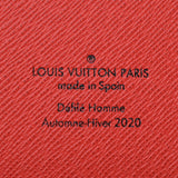 Louis Vuitton Louis Vuitton MonogrupoInle钎焊拼凑而成棕色/蓝色/白色M69739 Manicumumic Canvas皮革长钱包未使用的Silgrin
