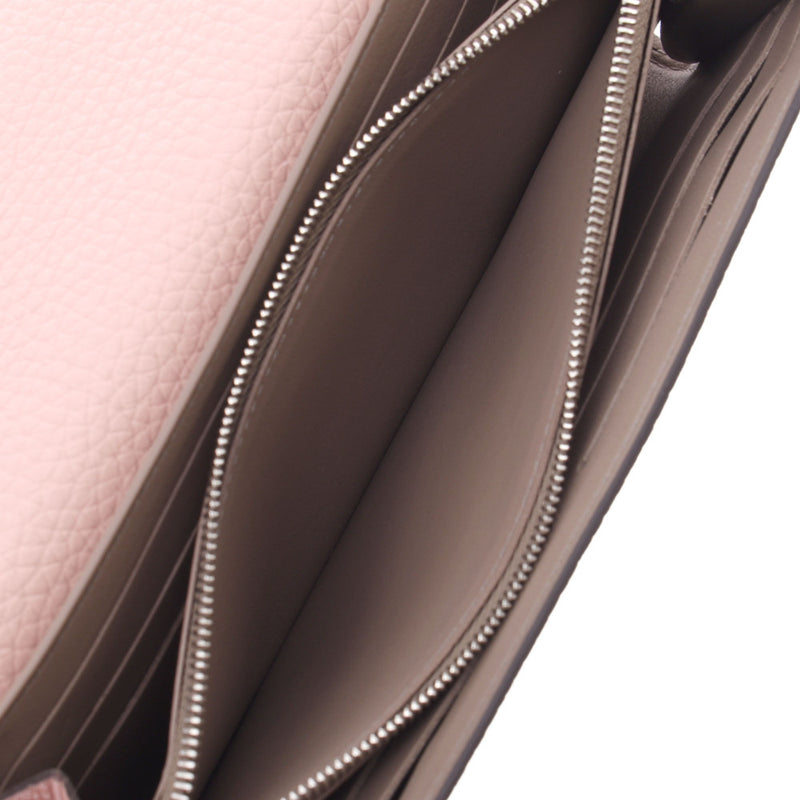 Louis Vuitton Louis Vuitton Portfoille Capsyne Magnolia M61250 Women's Toriyon Leather Long Wallet Unused Silgrin