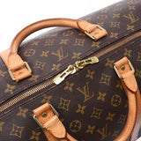 LOUIS VUITTON Monogram Keepall 60棕色M41422中性Monogram帆布波士顿包B等级二手Ginzo