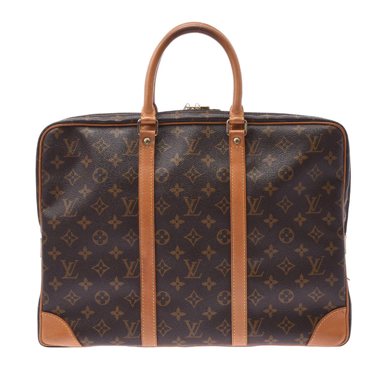 Louis Vuitton Louis Vuitton Monogram Porto de Qman Voitage Brown M53361 Men's Monogram Canvas Business Bag B Rank Used Sinkjo