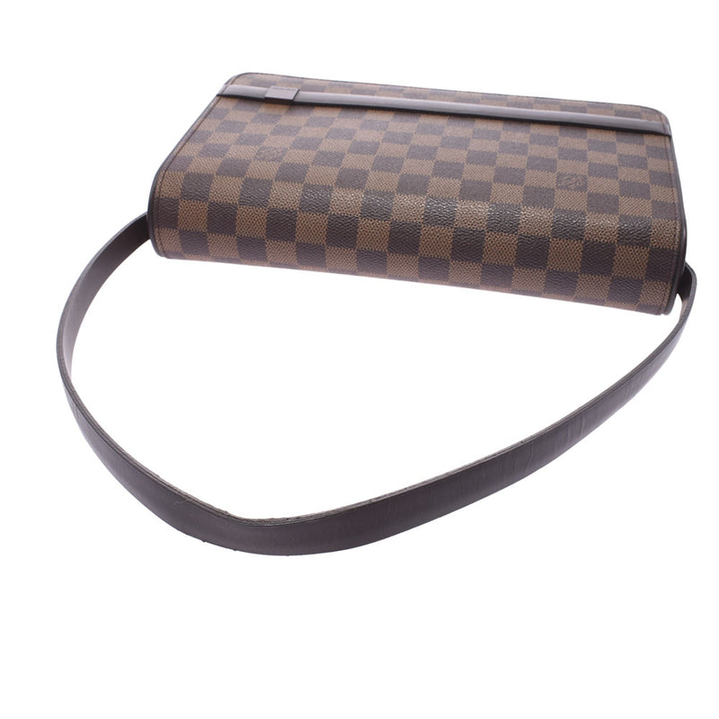 Louis Vuitton Louis Vuitton Damier Try Becca Ron Brown N51160 Women's Dumie Campbus Shoulder Bag AB Rank Used Silgrin