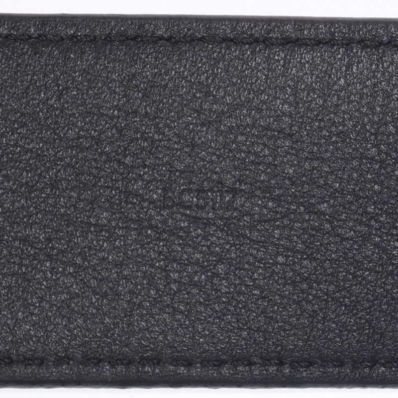 LOUIS VUITTON ルイヴィトン モノグラム エクリプス スプリット サンチュールLVイニシアル 黒/シルバー シルバー金具 MP034 メンズ レザー ベルト ABランク 中古 銀蔵