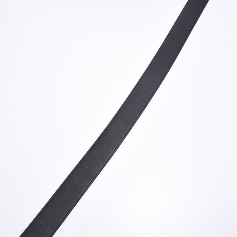 LOUIS VUITTON ルイヴィトン モノグラム エクリプス スプリット サンチュールLVイニシアル 黒/シルバー シルバー金具 MP034 メンズ レザー ベルト ABランク 中古 銀蔵