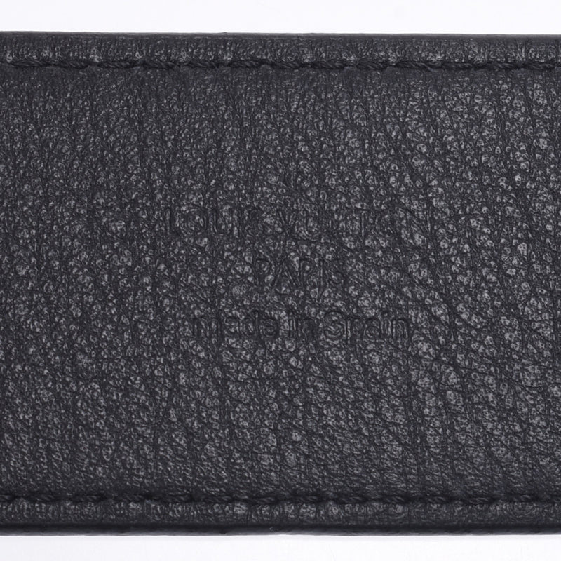 LOUIS VUITTON ルイヴィトン モノグラム エクリプス スプリット サンチュールLVイニシアル 黒/シルバー シルバー金具 MP034 メンズ レザー ベルト ABランク 中古 銀蔵
