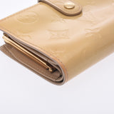 Louis Vuitton VERNIS Porto Monet Vivienne beige m91361 Womens Monogram VERNIS Wallet