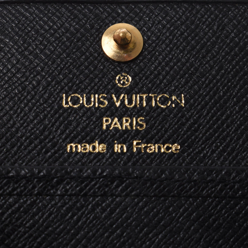 Louis Vuitton epistle Monet boowy Noir m63692 men's EPI leather coin case B