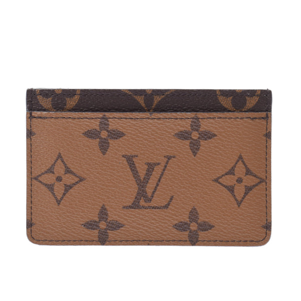 Louis Vuitton Louis Vuitton Monogrous ReverseCalt Semiple Case Case Brown M69161男女皆宜的Monighogub Canvas卡案例A  - 级使用Silgrin