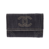 Chanel Chanel A31991女士起泡牛仔布两折钱包B排名使用水池