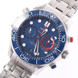 Omega omega Seamaster Corachal Americas Cup 210.30.44.51.03.002男孩SS手表自动滚动蓝色字符A-Rank使用Silgrin