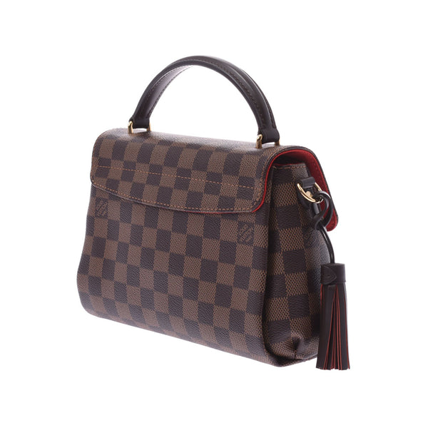 Louis Vuitton Louis Vuitton Damier Croisette 2way Bag Brown N53000 Women's Dumie Campbus Handbag New Sanko