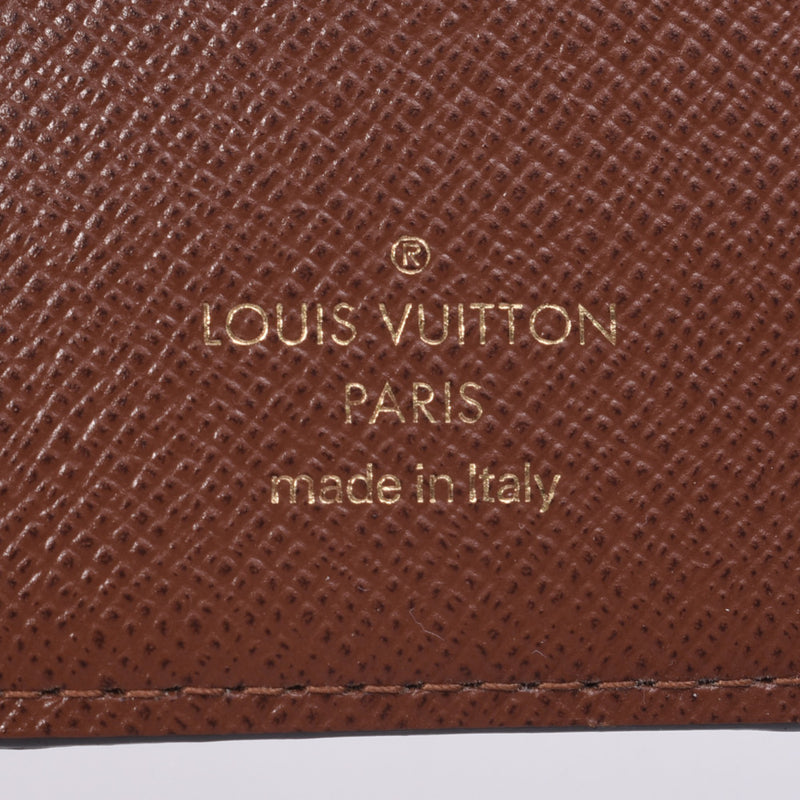 Louis Vuitton Louis Vuitton Monogram Portfoille Victoryne Brown M62472男女皆宜的Monogram Canvas三折叠钱包A-Rank使用Silgrin