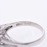 Other Diamond 1.207ct F-Si1 0.55 / 0.10ct 11 Ladies PT900 Platinum Ring / Ring A-Rank Used Silgrin