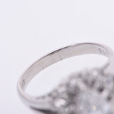 Other Diamond 1.207ct F-Si1 0.55 / 0.10ct 11 Ladies PT900 Platinum Ring / Ring A-Rank Used Silgrin